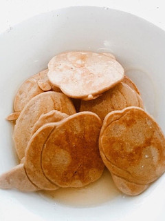 Foto resep Strawberry Oats Pancakes