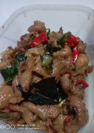 Foto resep Tumis kulit ayam simple ala mommy