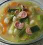 Cara Mudah Menyiapkan Resep Sup Sayur Sosis Sapi Anti Ribet, Enak Banget