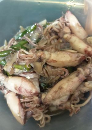 Foto resep Cumi cumi Asin simple