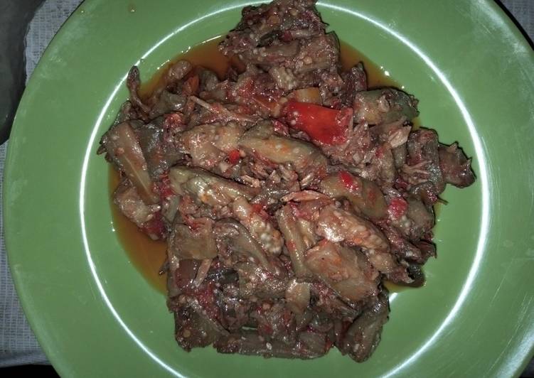 Resep: Terong balado teri Irit Untuk Jualan