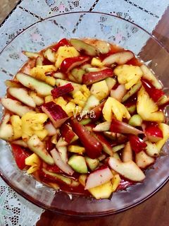 Foto resep Asinan Buah Kuah Merah