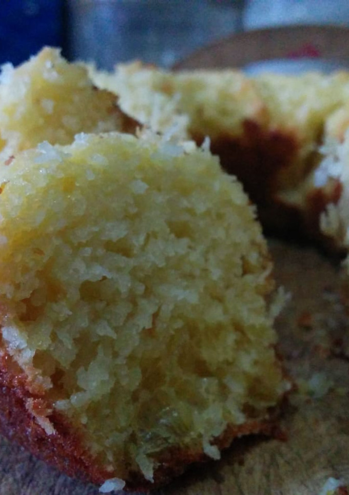 Una foto de Budín de coco SIN HARINA 😲
