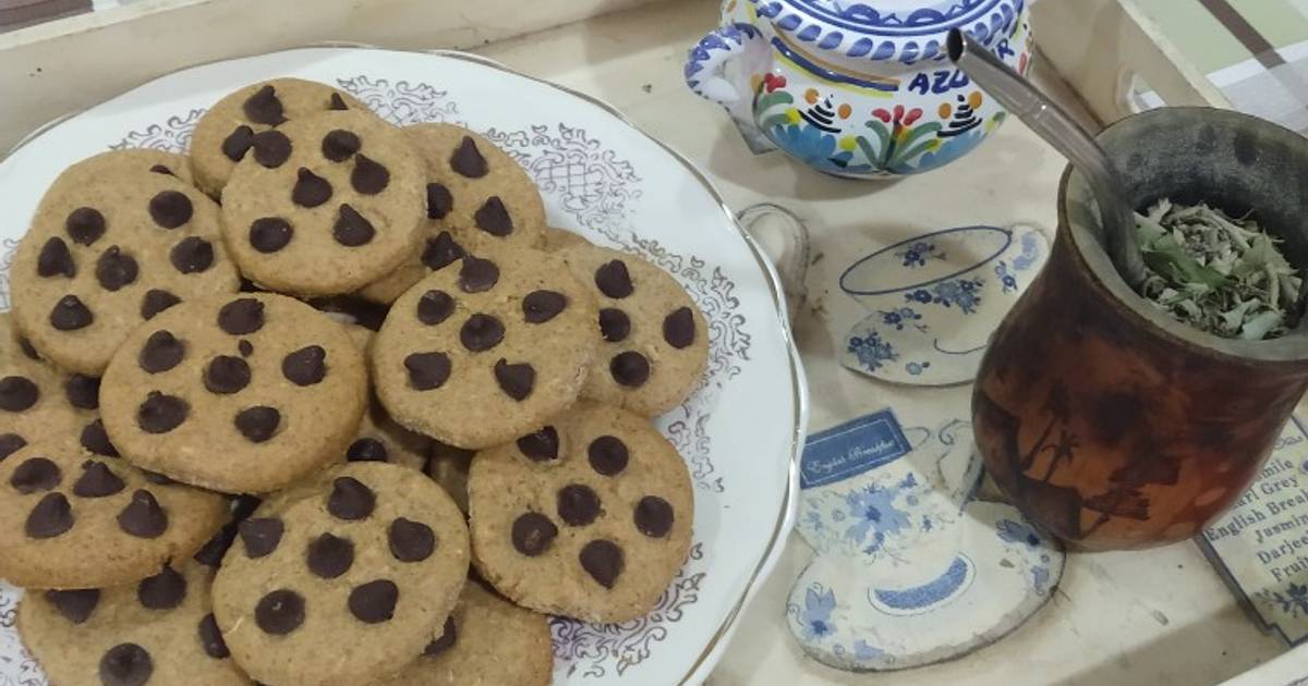 Masitas integrales de coco y chips de chocolate 🍪 Receta de Mariana