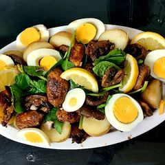 A picture of My Garlic Mushroom Salad 😃.