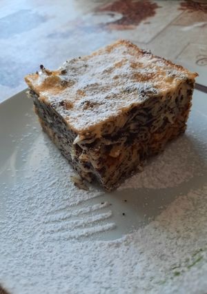 Rakott mákos tészta recept fotója