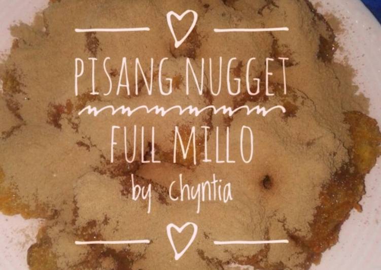 Pisang nugget susu full milo