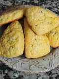 Scones de cramberries y naranja