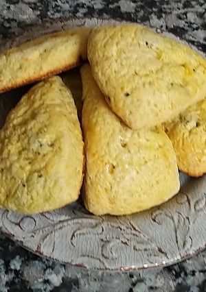 Una foto de Scones de cramberries y naranja
