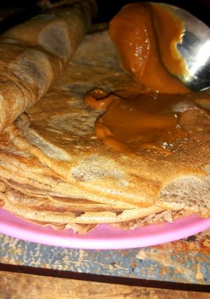 Una foto de Panqueques de chocolate Fácil