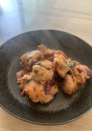 A picture of Chicken and Vegetables dish.