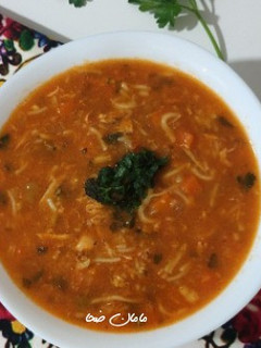 عکسی از دستور سوپ ورمیشل