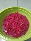 Tumis kulit buah naga