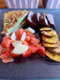Una foto de Tortilla de porotos verdes