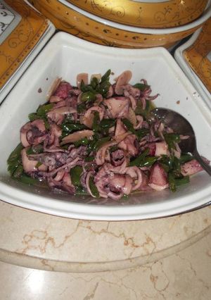 Foto resep Cumi Cabe Hijau