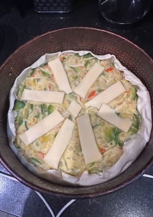 Una foto de Tarta de zapallitos