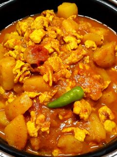 ডিম ভুজিয়ার কারী রেসিপির প্রধান ছবি