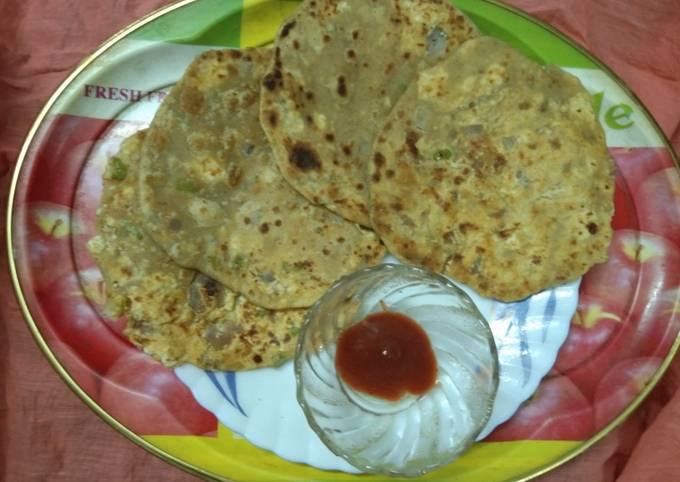 Healthy Paneer Paratha