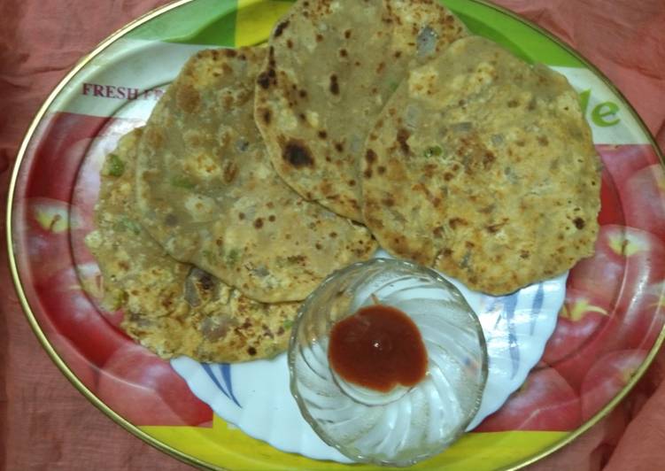 Recipe of Favorite Healthy Paneer Paratha