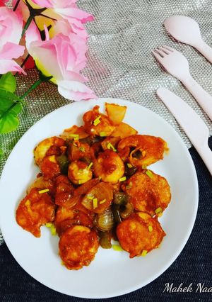 চিলি  এগ রেসিপির প্রধান ছবি