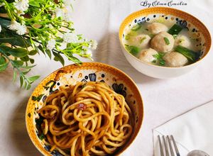 Foto resep Mie Bakso Yamin Manis
