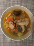 Sopa de Miso con cerdo y verduras