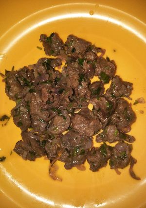 A picture of Deep fry beef.