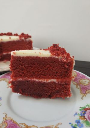 Foto resep Red velvet cake 18 cm