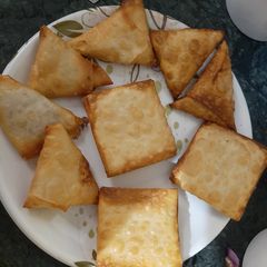 Keema samosa A picture of Keema samosa.