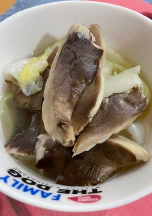 藍藍的-鮑魚菇煨白菜 的食譜成品照片