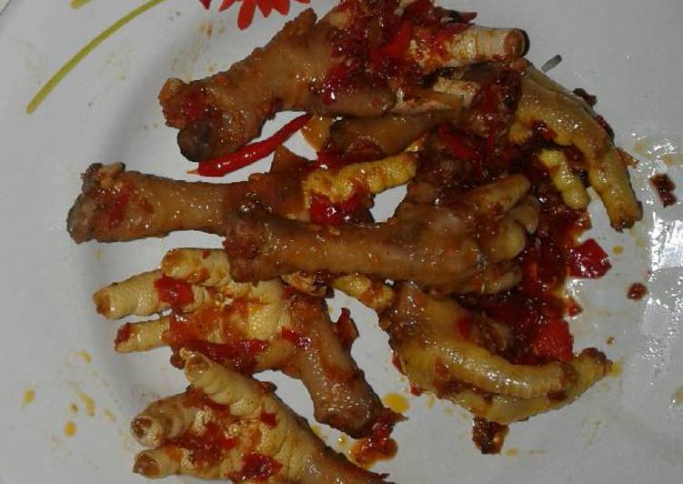 Resep Ceker Mercon Goreng