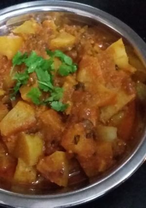शलगम की सब्जी (Shalgam ki sabzi recipe in hindi) रेसिपी मुख्य फोटो