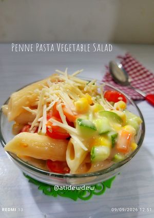 Foto resep Penne Pasta Vegetable Salad