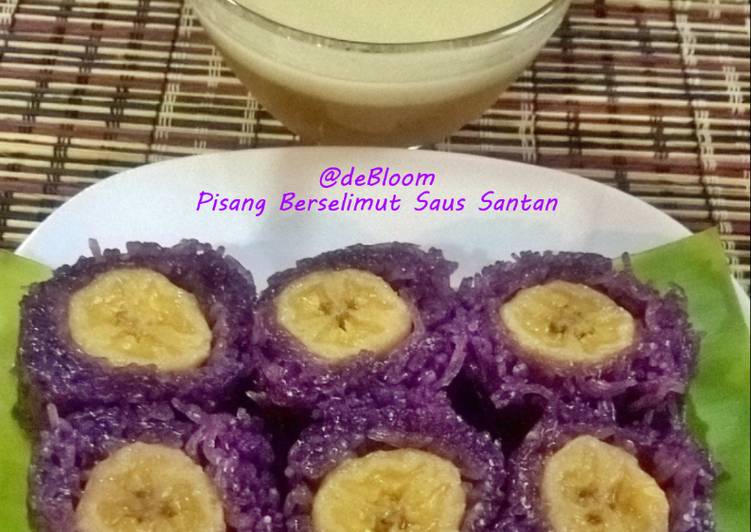 198. Pisang Berselimut Saus Santan