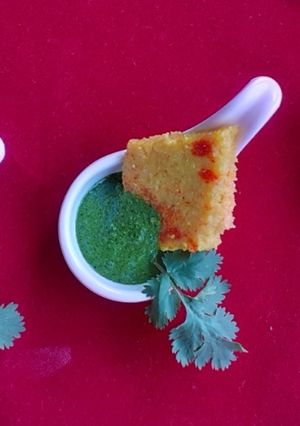 A picture of Roti Dhokla.