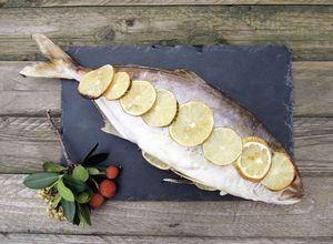 Foto di Ricciola al limone e lime