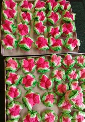 Foto resep Bolu kukus semangka mekar