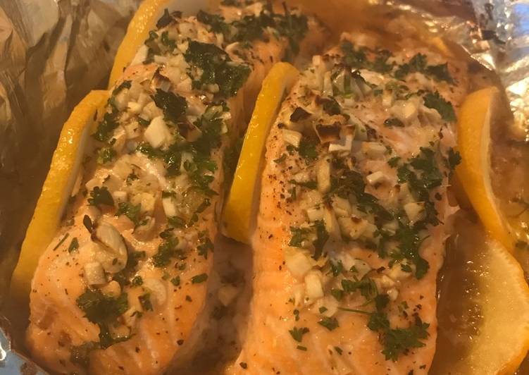 Recipe of Perfect Honey Lemon Salmon