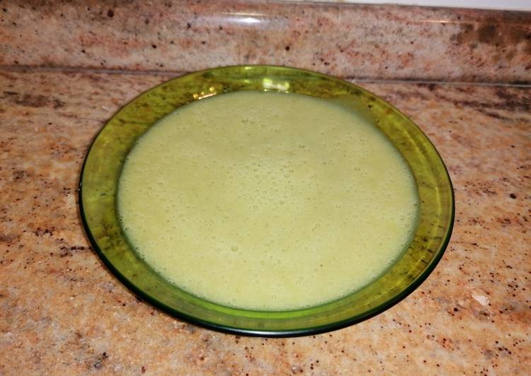 Crema de calabacín y judías