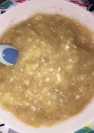 Körte-alma-banánpüré babáknak 👶🏻 recept fotója