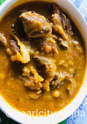 A picture of Dal Gosht.