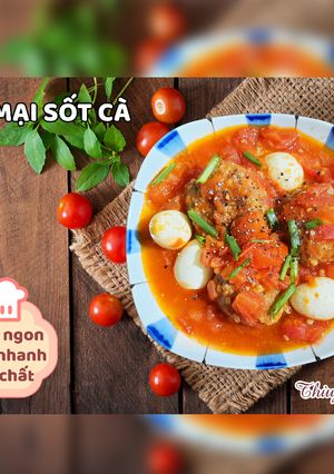 Hình của món Xíu mại sốt cà chua.