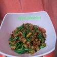 Tumis buncis + tempe