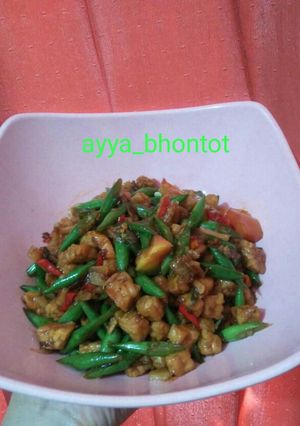 Foto resep Tumis buncis + tempe
