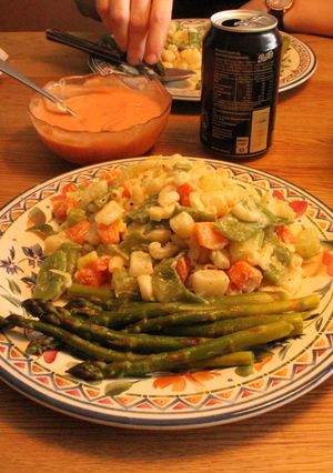 Foto principal de Pasta-salad S. Especial con espárragos
