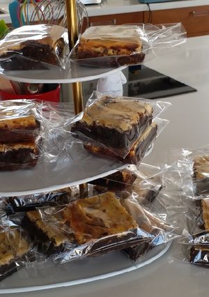 Φωτογραφία της συνταγής Brownies με τυρί