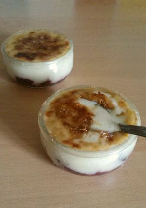 A picture of Vickys Cherry Creme Brûleé, GF DF EF SF NF.