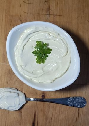 Une photo de 🌿 Mayonnaise au sel kala namak (sans oeuf)