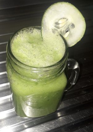 Una foto de Batido verde 🍃