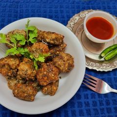 A picture of Black Urad Dal Pakoda.